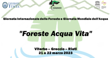 “Foreste Acqua Vita”, iniziativa dei Carabinieri Forestale Lazio che si terrà a Rieti e Viterbo