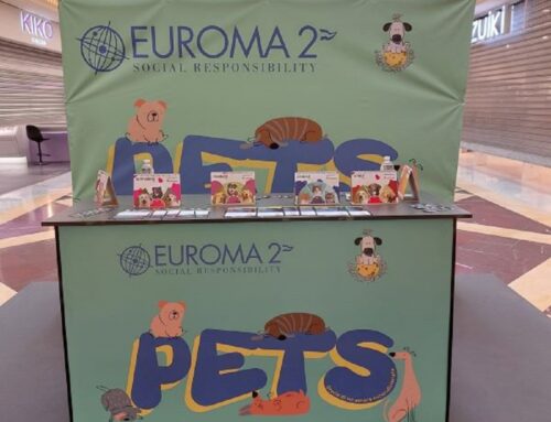 Luna di Formaggio al centro commerciale Euroma2 (Roma) per una raccolta alimentare per i pets
