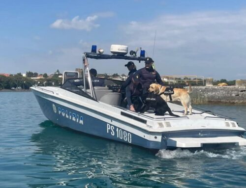 Addestramento per la Squadra Cinofili della Polizia a Peschiera del Garda