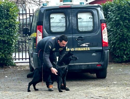 Il Gruppo Cinofilo Guardia di Finanza visita il Celestino Rosatelli di Rieti per un evento formativo