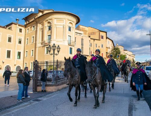 Rieti, la Polizia di Stato presente ai Cavalli Infiocchettati 2026 – LE FOTO