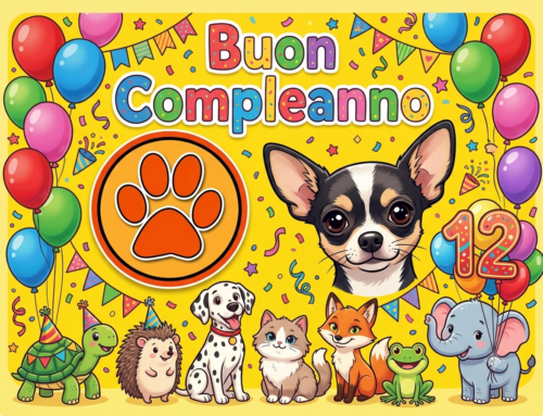 Oggi Tesori a quattro zampe compie 12 anni! Grazie alle oltre 30.000 persone che ci seguono ogni giorno. Ci aiutate ad aiutare