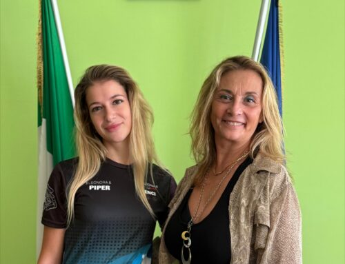 Il presidente Roberta Cuneo incontra Eleonora Cecchini, giovane campionessa di agility dog in partenza per i Mondiali